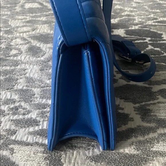 JW PEI Blue Quilted Purse / Clutch Elsa Front Flap Crossbody Bag - Picture 7 of 16